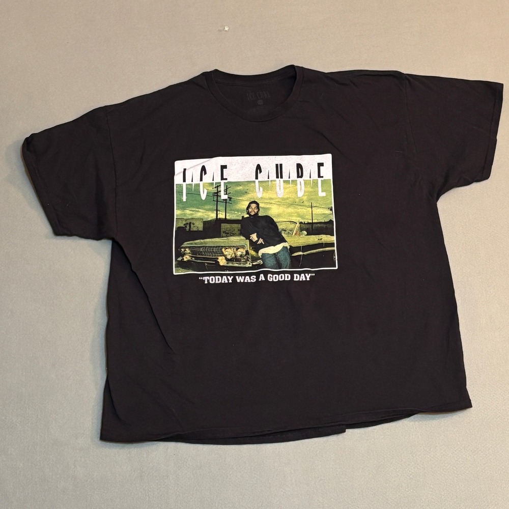 Ice Cube Today Was A Good Day Graphic T-Shirt Mens XL Black‎ Hip Hop Rap Tee